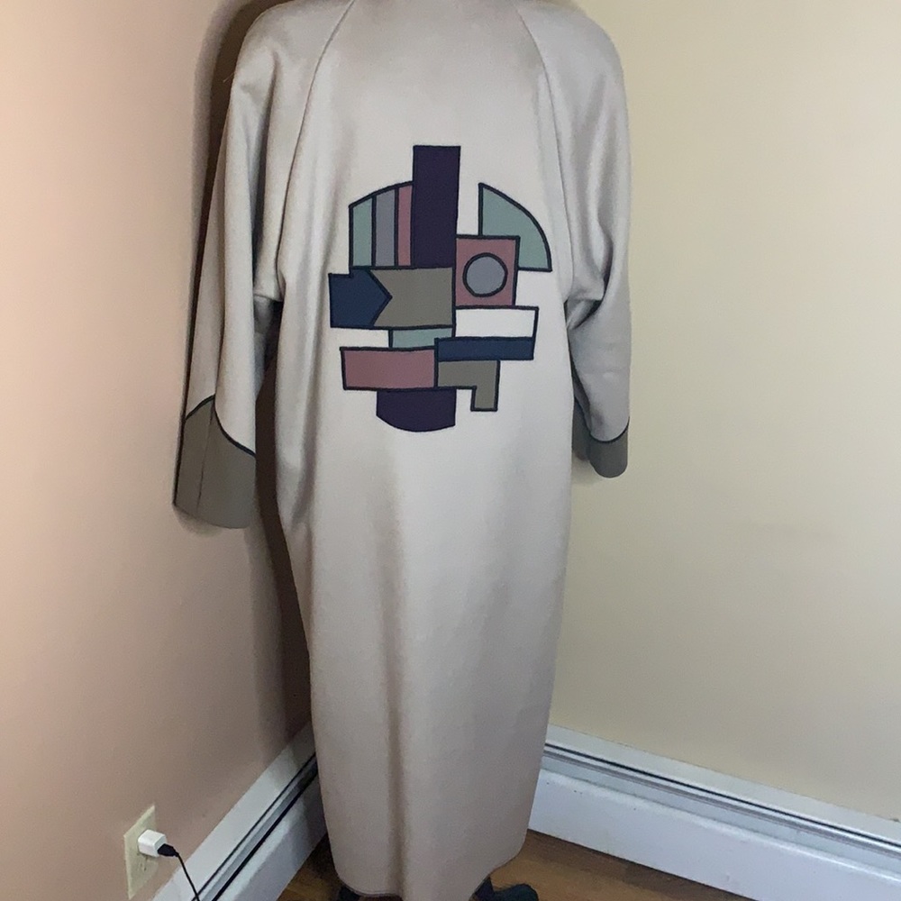 ❌SOLD❌Marylou Ozbolt Storer Vintage Retro Boho Women's Long Duster Coat - Picture 5 of 7